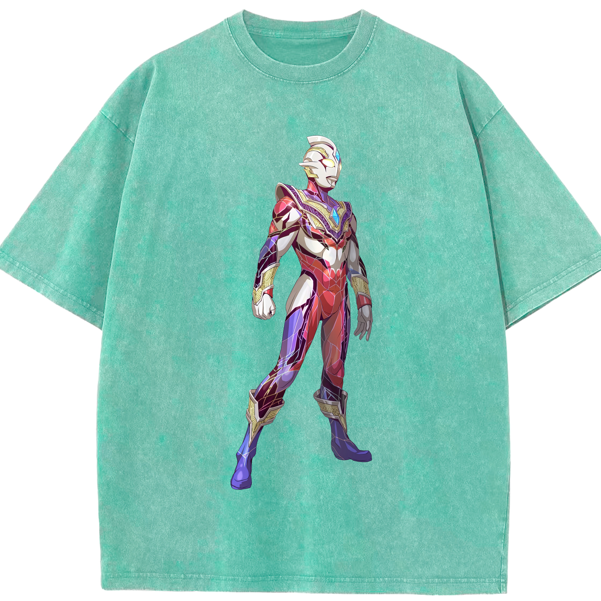 （画像用） ウルトラマン Ultraman 綿100% ヴィンテージ風 半袖Tシャツ（フロントプリント）